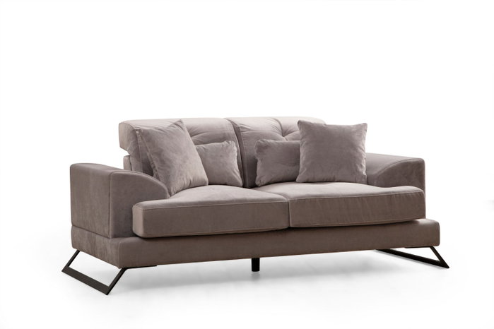 Atelier Del Sofa Frido - Sofá de 2 plazas Gris claro Atelier Del Sofa Frido - Sofá de 2 plazas Gris claro
